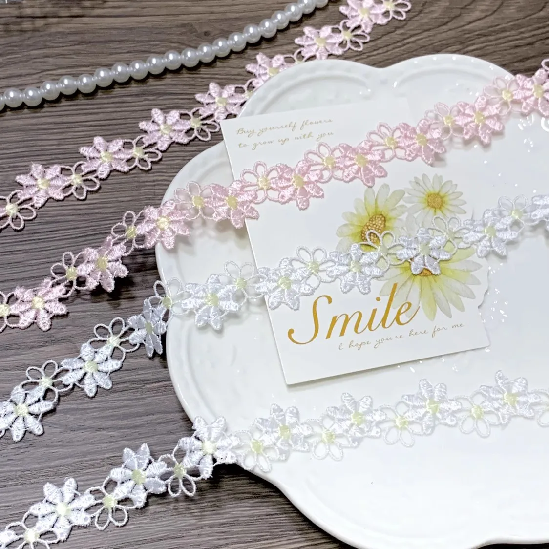 

13Yards 2cm Wide Shiny Gradient Pink Yellow Hollow Venise Diy Venice Lace Clothing Accessories Of Various Garment,Bra.Skirt