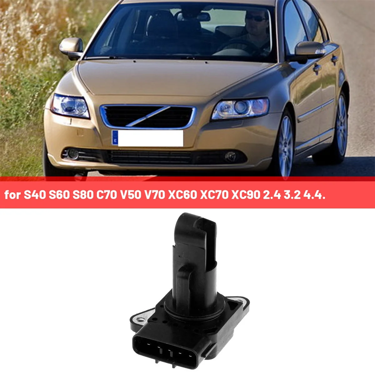 Датчик расхода воздуха 9202199 MAF автомобильный для VOLVO S40 S60 S80 C70 V50 V70 XC60 XC70 XC90 2 4 3