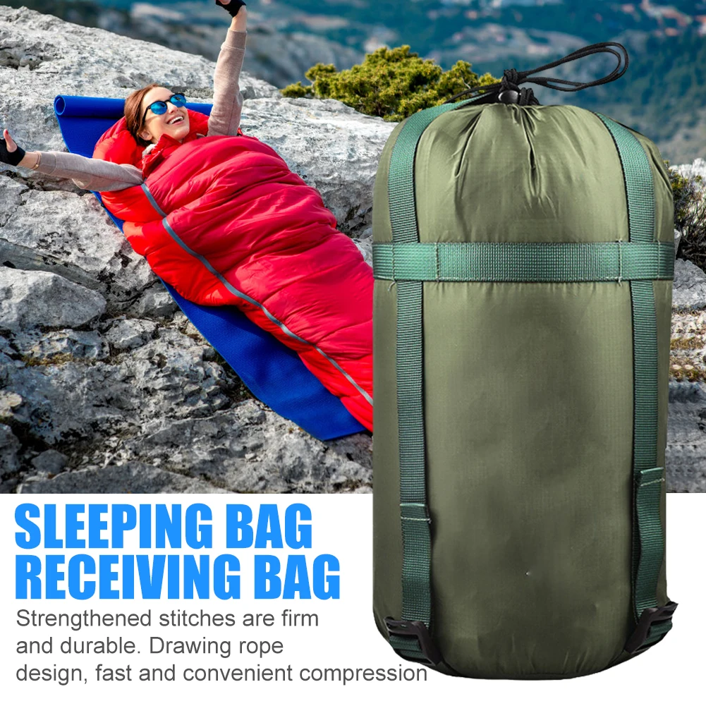 

Outdoor Camping Lightweight Compression Sleeping Bag Reasonable Storage Convenient Access Stuff Sack Storage Package