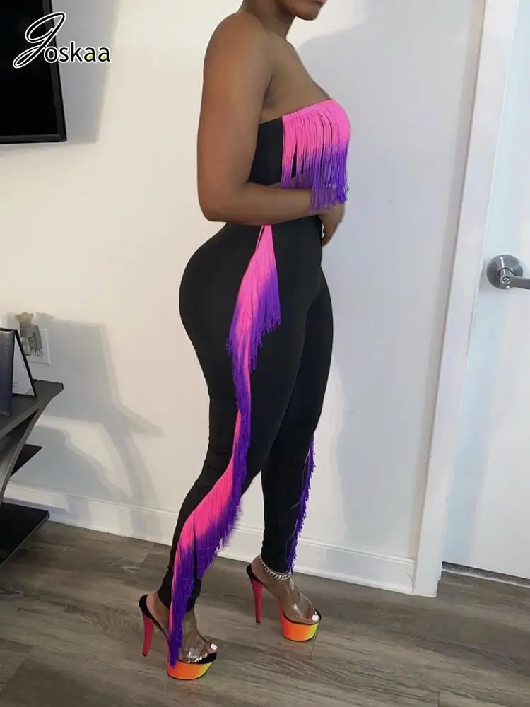 Комплект из 2 предметов Joskaa с градиентными кисточками женские сексуальные
