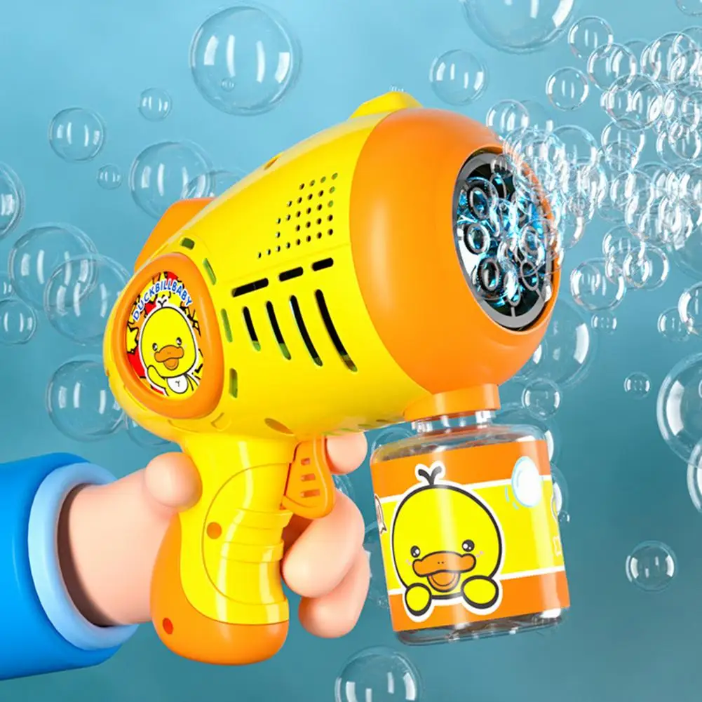 

Cute Bubble Maker Colorful Carry Easily No-spill Automatic Duck Bubble Maker Bubble Toy Bubble Blower