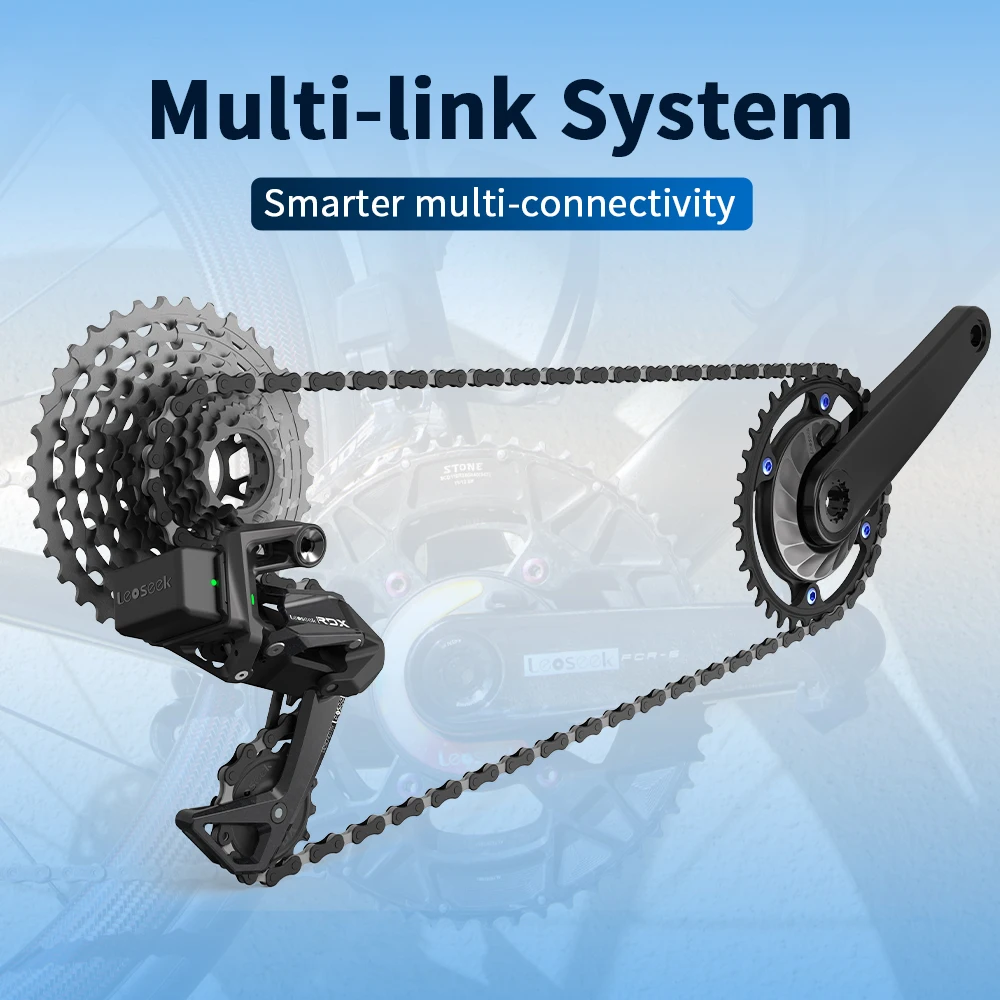 Фото Велокомпьютер Leoseek Spider Power Meter для шоссейных и горных велосипедов, высокая точность ±1%, плавность педалирования, ANT+ Bluetooth, для Sram, для SHIMANO №5