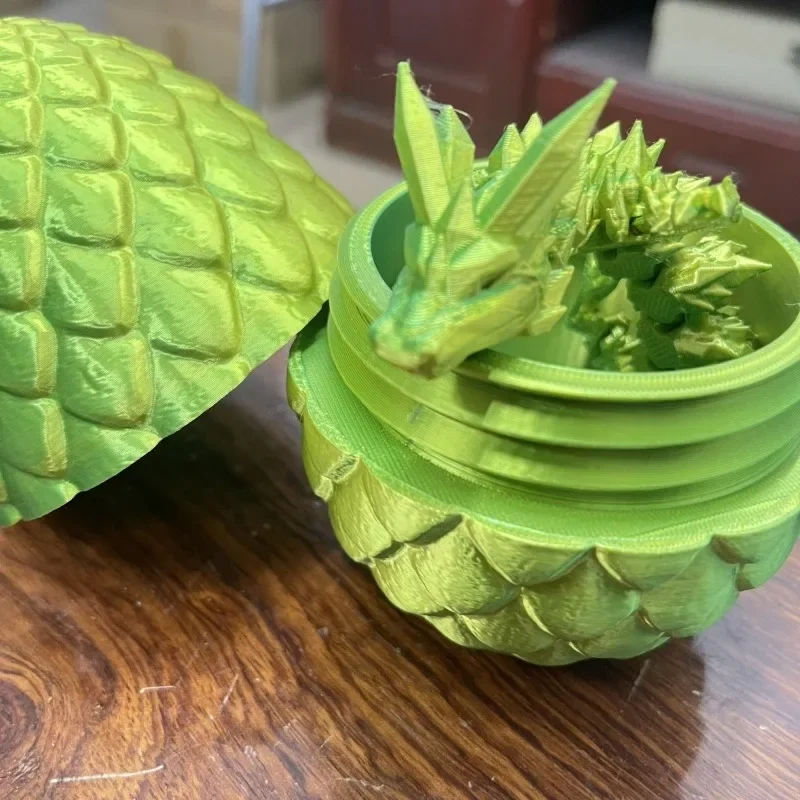 3D-печать суставов всего тела подвижное яйцо дракона с хрустальным драконом