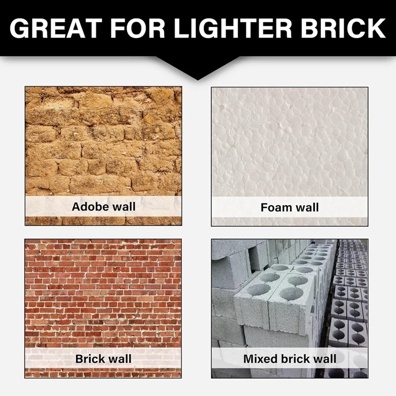 Наборы кольцевых пил для бетона 4-5/16 дюймов (110 мм) наборы сверл резки отверстий со