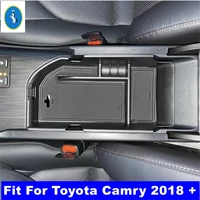 central storage pallet armrest container box cover fit for toyota camry 2018 2022 left hand drive only accessories interior