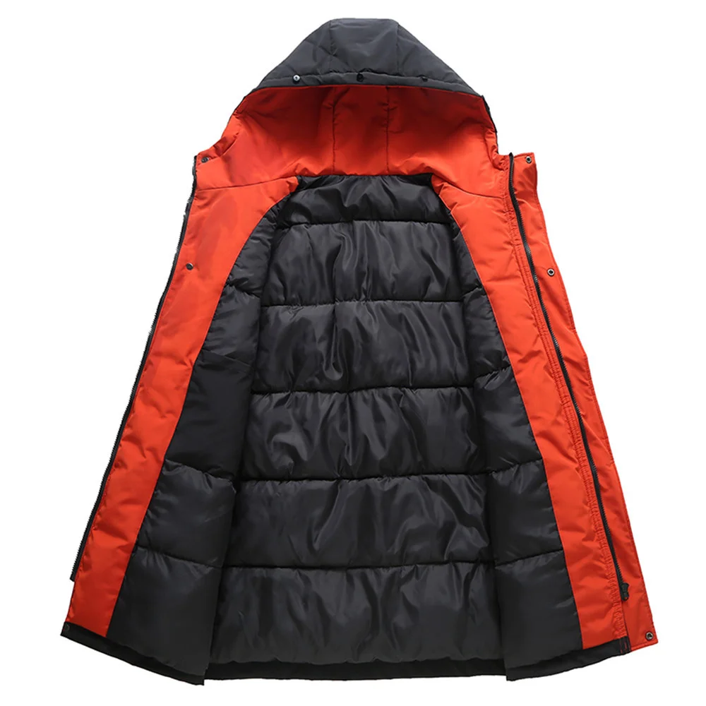 Large Size 10XL Jacket Men Winter Brand New Casual Warm Thick Hooded Jacket Parkas Coat Men Autumn Outwear Windproof Hat Parkas