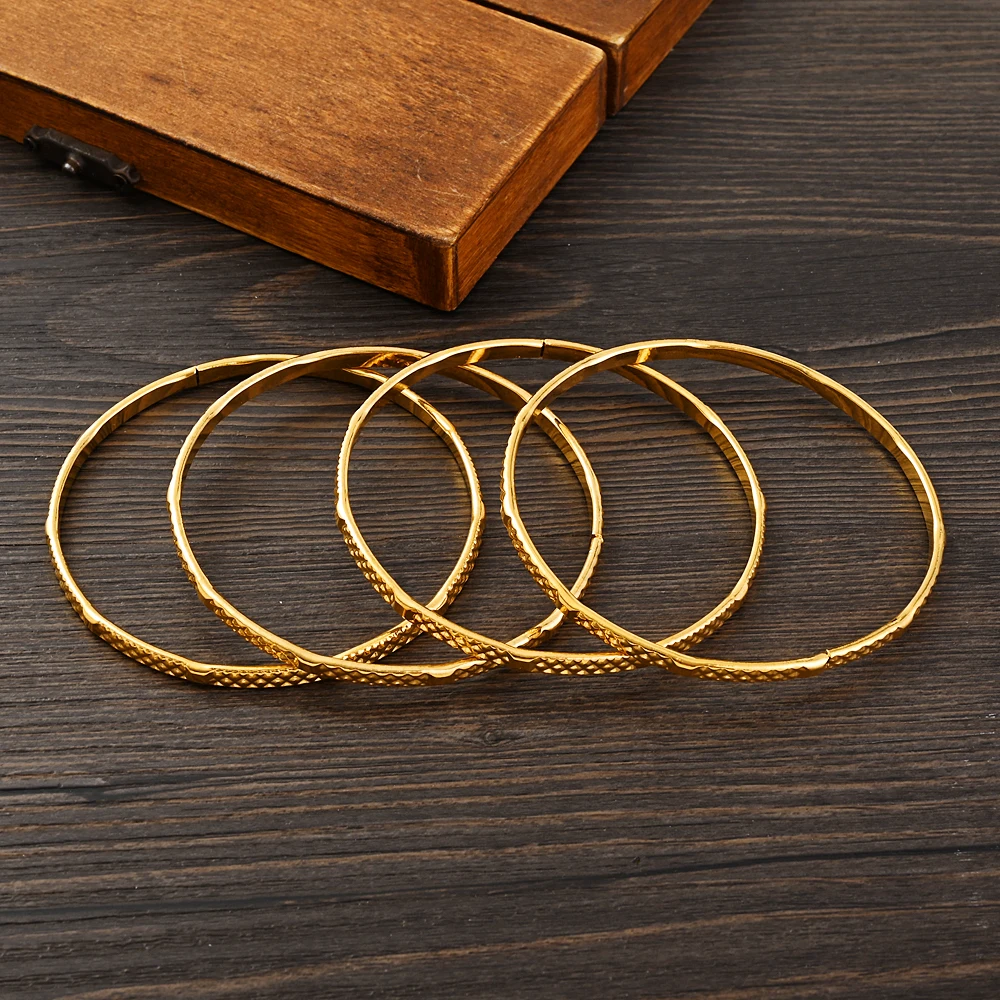 Золотые браслеты 68 мм эфиопская мода золотые для женщин Африканский Свадебный