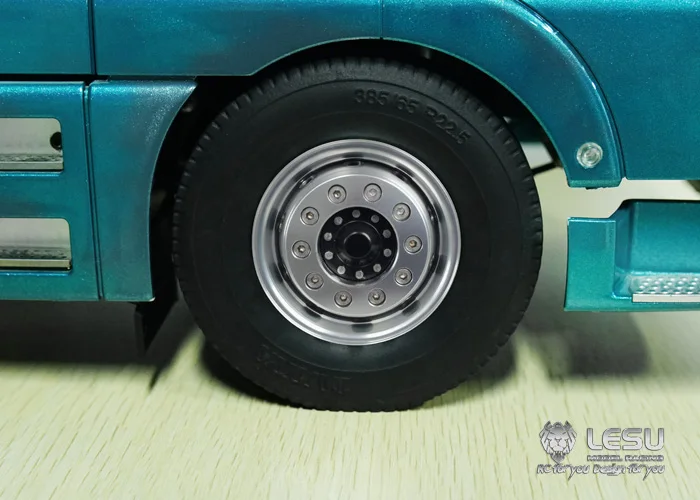 Переднее колесо Lesu для немощных осей 1/14 модель Tamiyaya сделай сам Man Rc Trucks автомобили