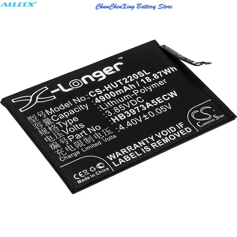 Аккумулятор Cameron Sino 4900 мАч HB3973A5ECW для Huawei EVR-AL00 EVR-L29 Honor Note 10 Mate 20 X RVL-AL09