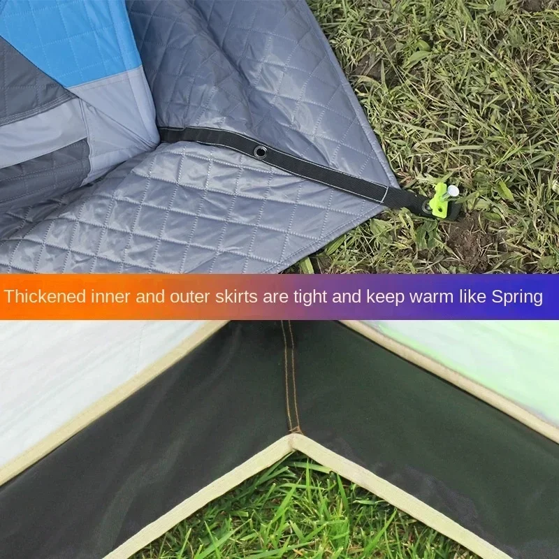 YOUSKY Зимняя палатка для кемпинга на открытом воздухе зимняя рыболовная хлопковая