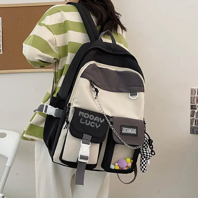 Школьные ранцы для девочек-подростков, милый школьный рюкзак, Женский Повседневный Рюкзак в стиле преппи