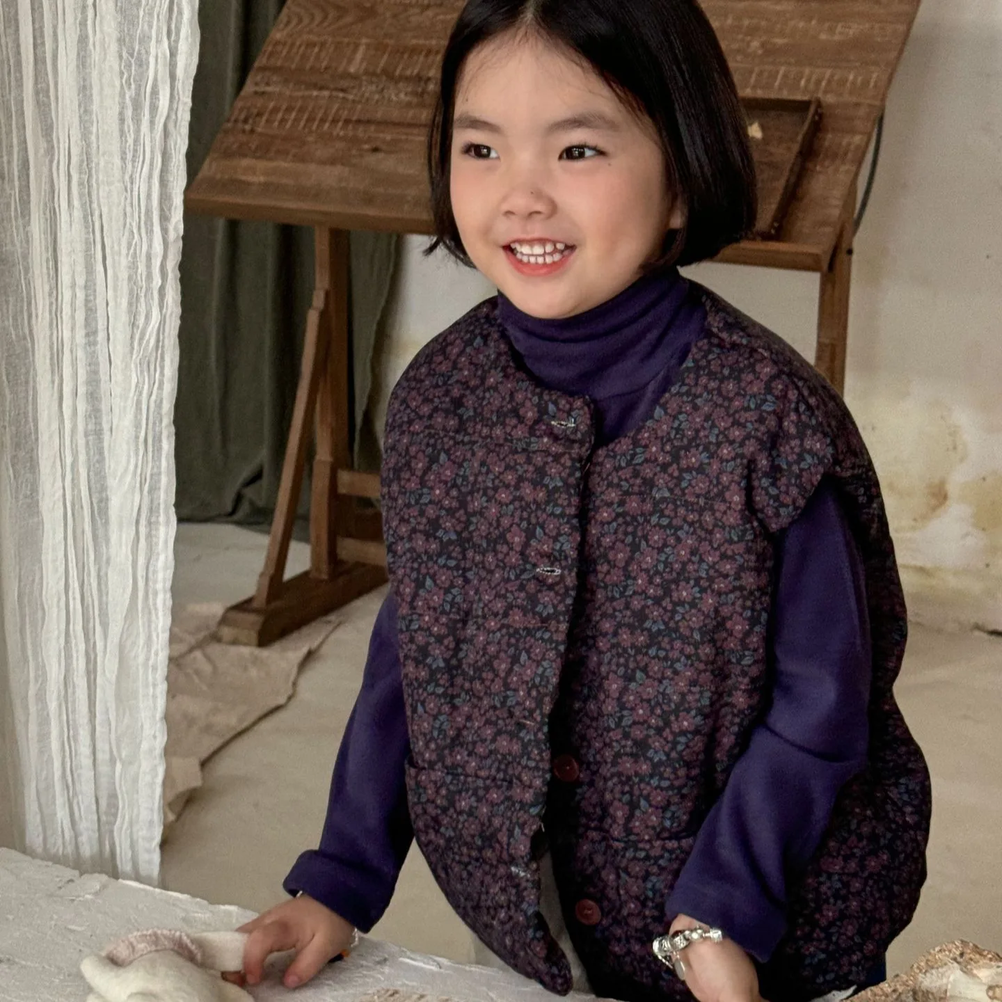 Жилеты для девочек 2024 зимняя новая детская одежда корейский стиль теплые толстые