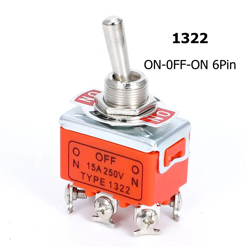 

Мини тумблер E-TEN медные контакты 12 мм 15А 250V