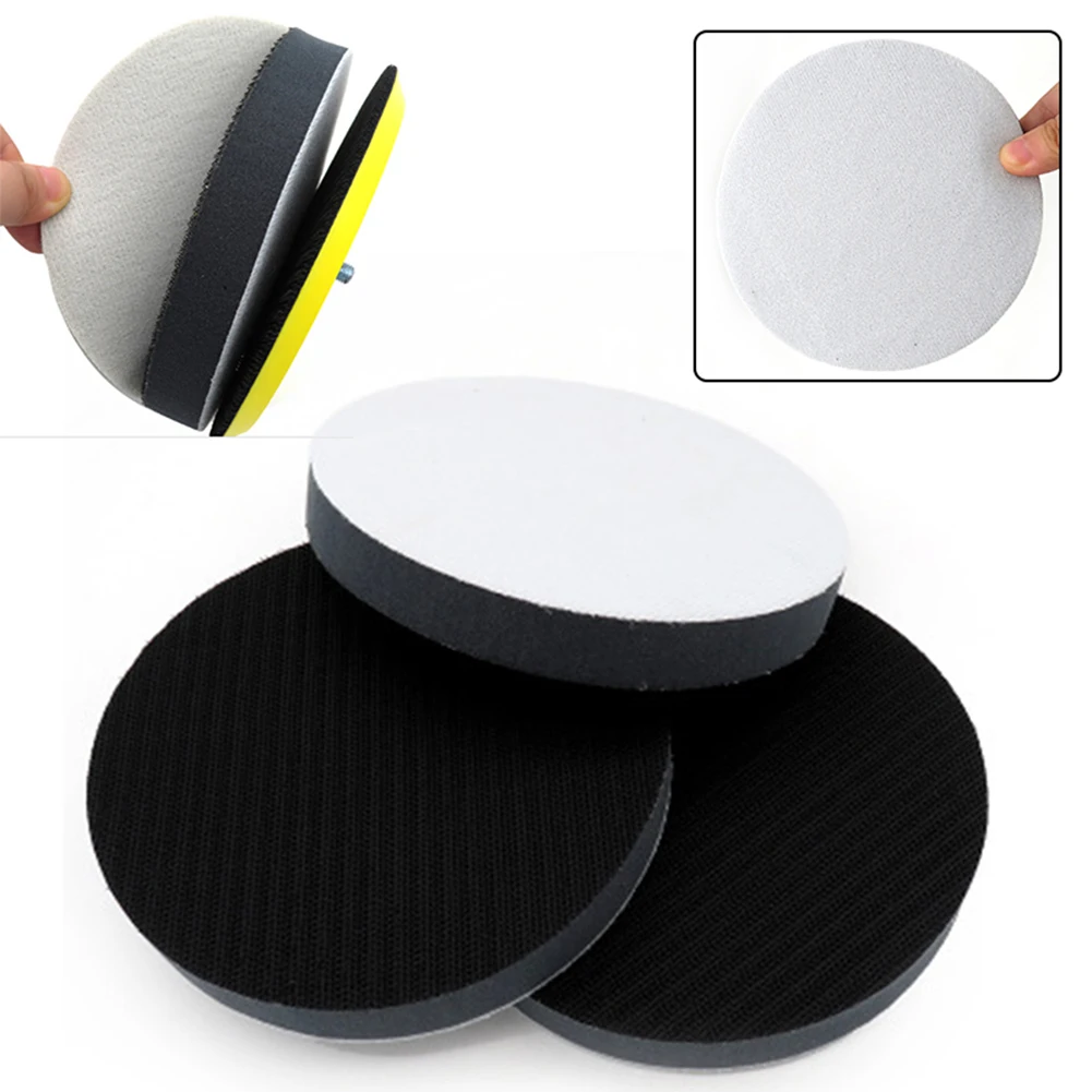

6 Inch Sponge Buffering Pad For Film/foam Sanding Discs Polish Uneven Surface Protect Backing Pad Rotary Grinding Tools