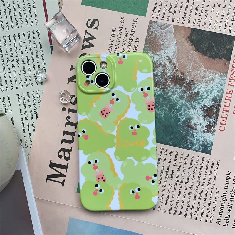 

Cute Animal Dinosaur soft For iPhone 13 12 14 Pro Max mini 11 11pro Xs Max Case For iPhone 7 8 6 6S Plus SE 2022 2020 X XR Case
