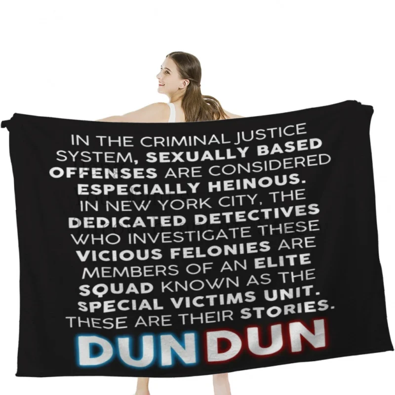 

SVU Opening Speech Throw Blankets Airplane Travel Decoration Soft Warm Bedspread