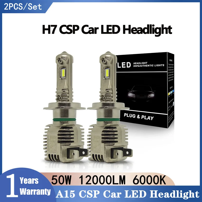 

A15 H7 9003 Автомобильные фары 880 CSP светодиодный Лампы Фар H4 Дальний/ближний свет 50 Вт 6000 лм K Противотуманные фары 12 в 24 В