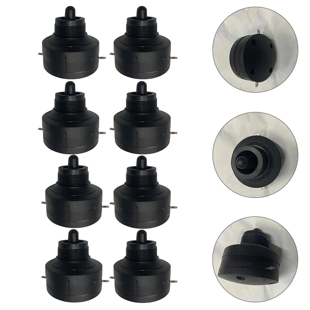 

8 PCS Piezoelectric Head Car Horns Auto Audio Tweeter Speakers Mini Plastic