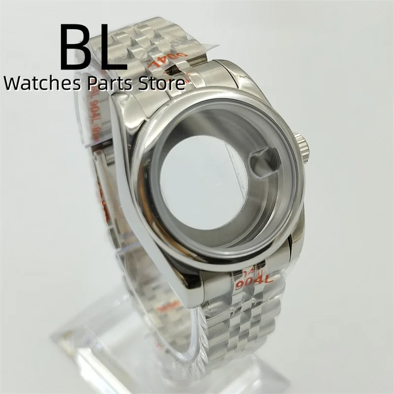 Женские часы с браслетом BLIGER 31 мм юбилейные круглые из нержавеющей стали