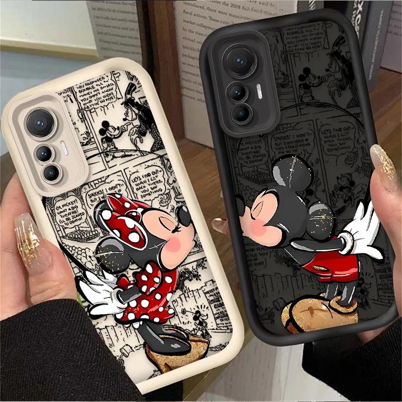 Чехол Disney с Микки и Минни для Xiaomi POCO X6 X5 X4 GT X3 NFC F6 F5 F4 F3 M6 Pro 13T 12T 11T 13 12 11 Lite 5G NE Мягкие