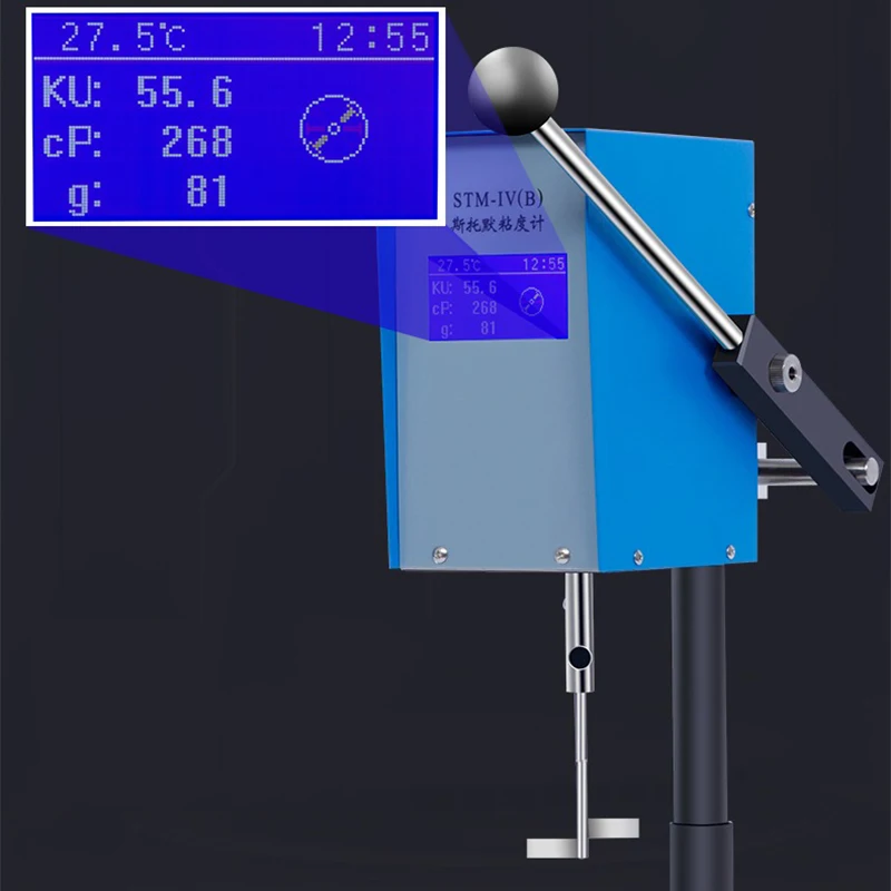 Штормерный вискозиметр LC-STM-IV(A)/(B) Тестер вязкости латексной краски KU Инструмент