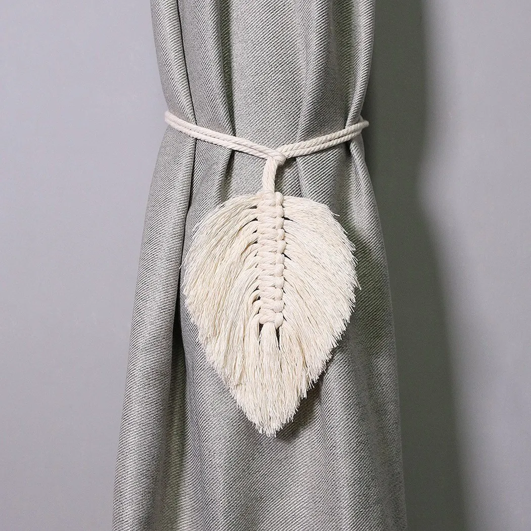 

Leaf-Shaped Curtain Buckle High-Quality Lace Color Leaves Shaped Curtains Buckles Home Curtain Decoration Accessories