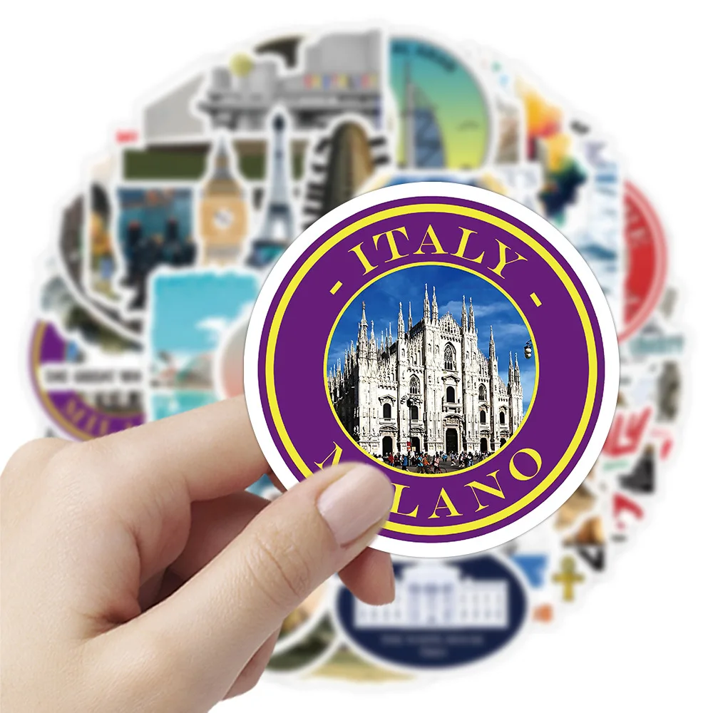 

10/56 шт., наклейки для путешествий