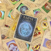 karma oracle cards reading fortune telling oracle card for family party prophecy divination board game with pdf guidebook