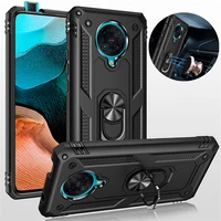 for xiaomi redmi k30 pro case luxury magnet car hold ring shockproof armor case for redmi note 8 9 pro max 8t 9s back cover