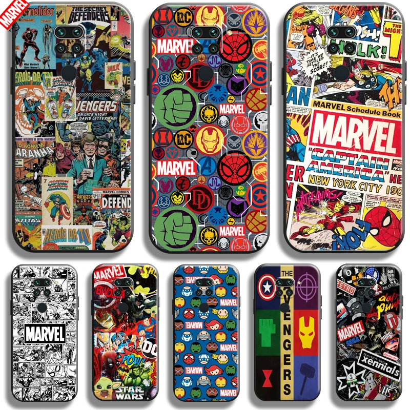 

Marvel Avengers For Xiaomi Redmi Note 9 9 Pro 9T 5G Phone Case Coque Silicone Cover Back Funda Carcasa