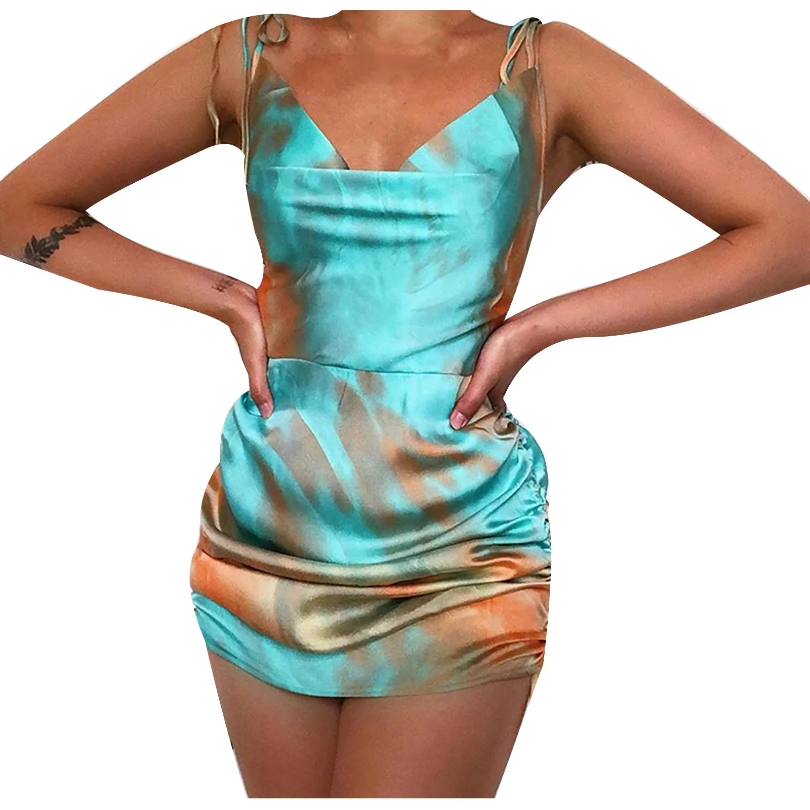 

Женское длинное платье Модное платье с круглым вырезом