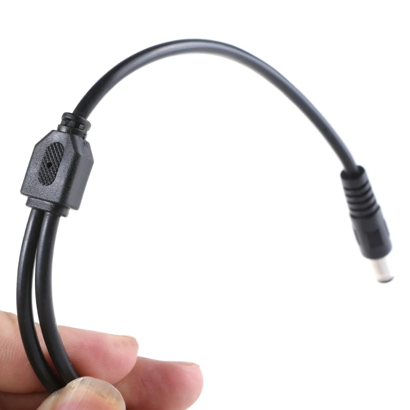 Кабель-разветвитель питания DC5521 30 см 18AWG папа на двойной папапа 5 5x2 1 мм