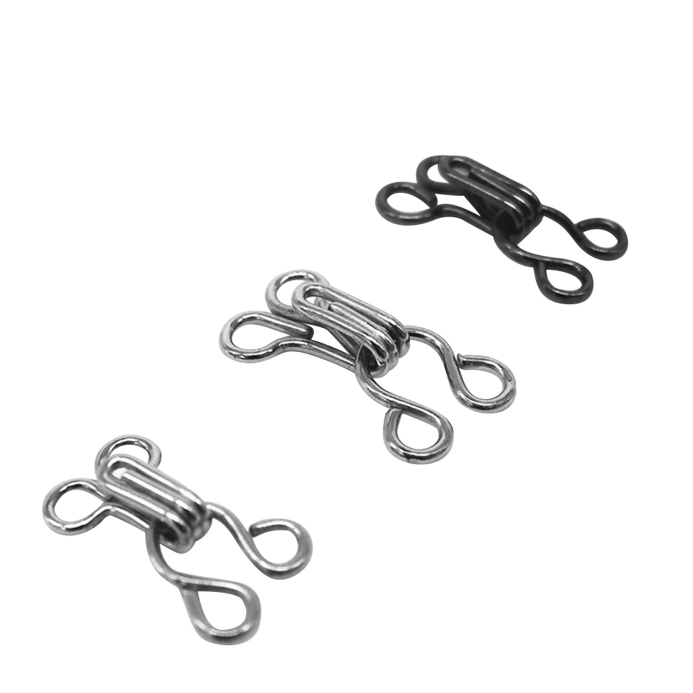 

Eye Hook Sewing Hooks Closure Replacement Sew Clothing Eyes Pants Closures Fasteners Bikini Skirt Snaps Connector Buckle Metal