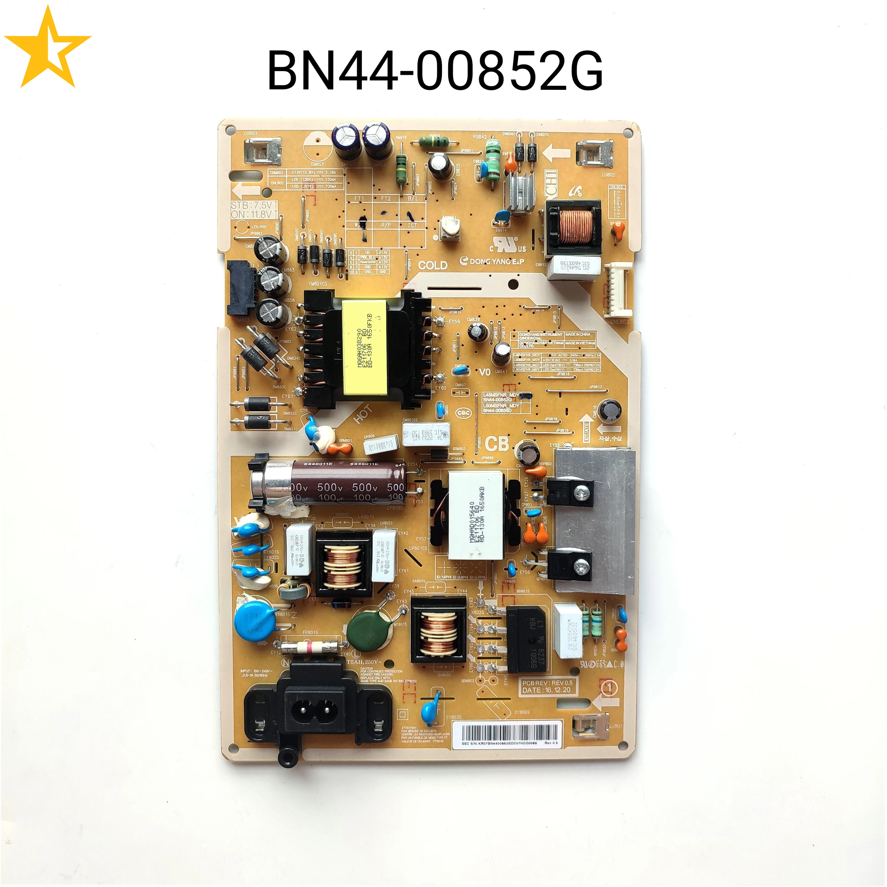 Оригинальная плата питания l48msfnr _ mdy BN44-00852G PSU для Samsung UA49M5300AJ UA40N5300AKXXY UA40N5300AK UA40N5300 LCD TV