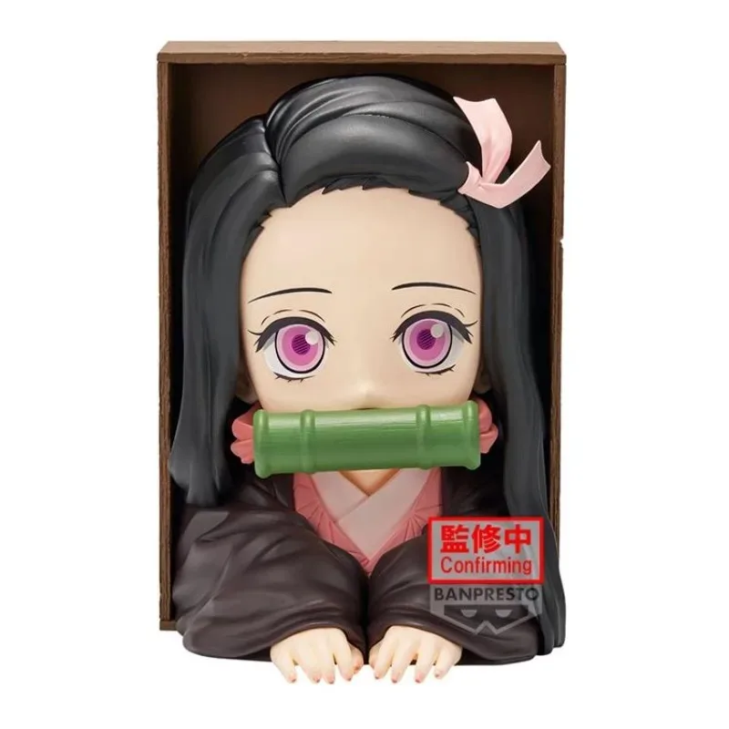 Фото В наличии: Коллекционная фигурка Bandai HYOKOFIG Demon Slayer Камадо Нэзуко, аниме-фигурка, модель, игрушка, украшение, подарок для детей №3