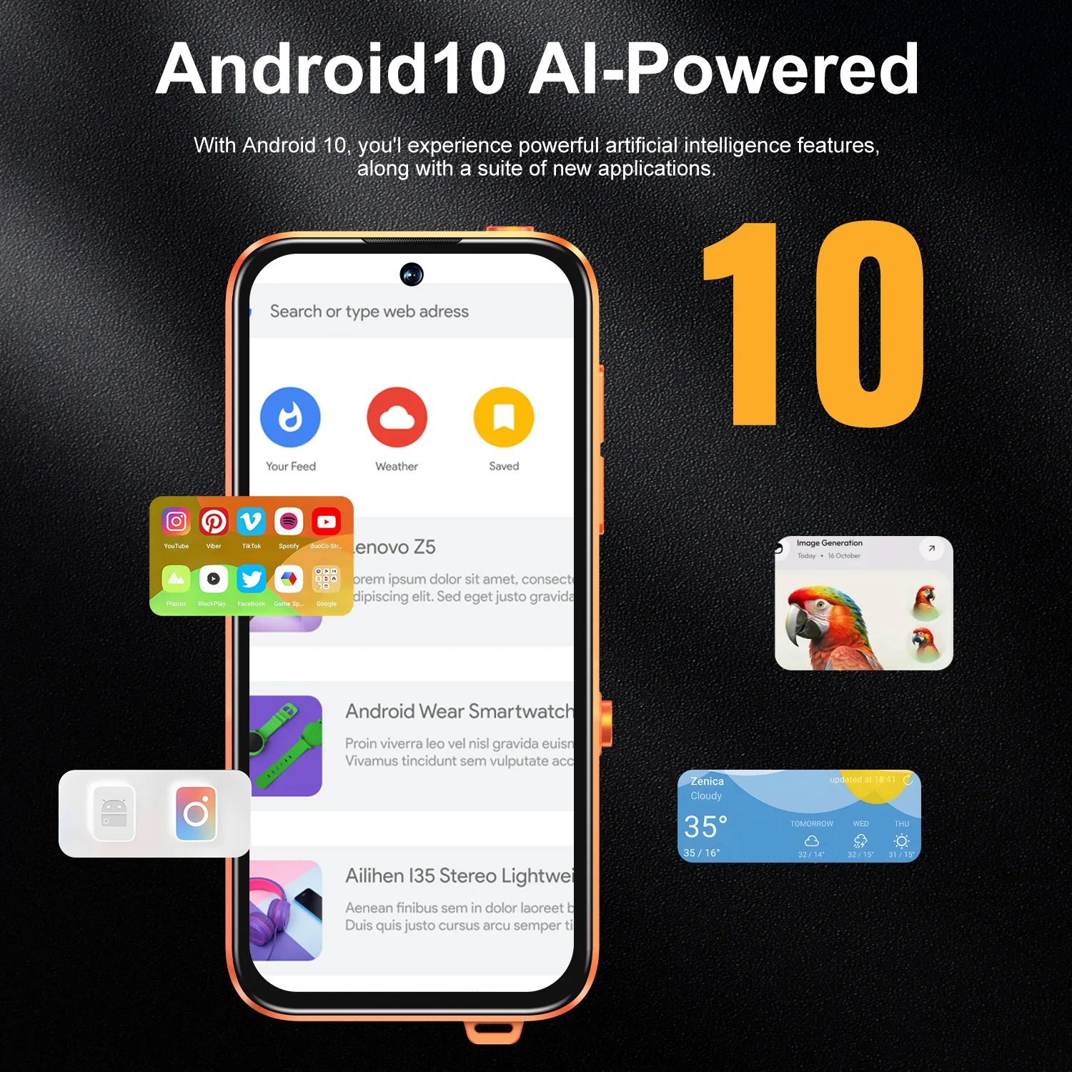 Фото Смартфон IVMI S17 Ultra mini на Android, 2 ГБ ОЗУ + 16 ГБ памяти, камеры 5 МП + 13 МП, Bluetooth, Wi-Fi, Google, мобильный телефон для студентов и детей. №2