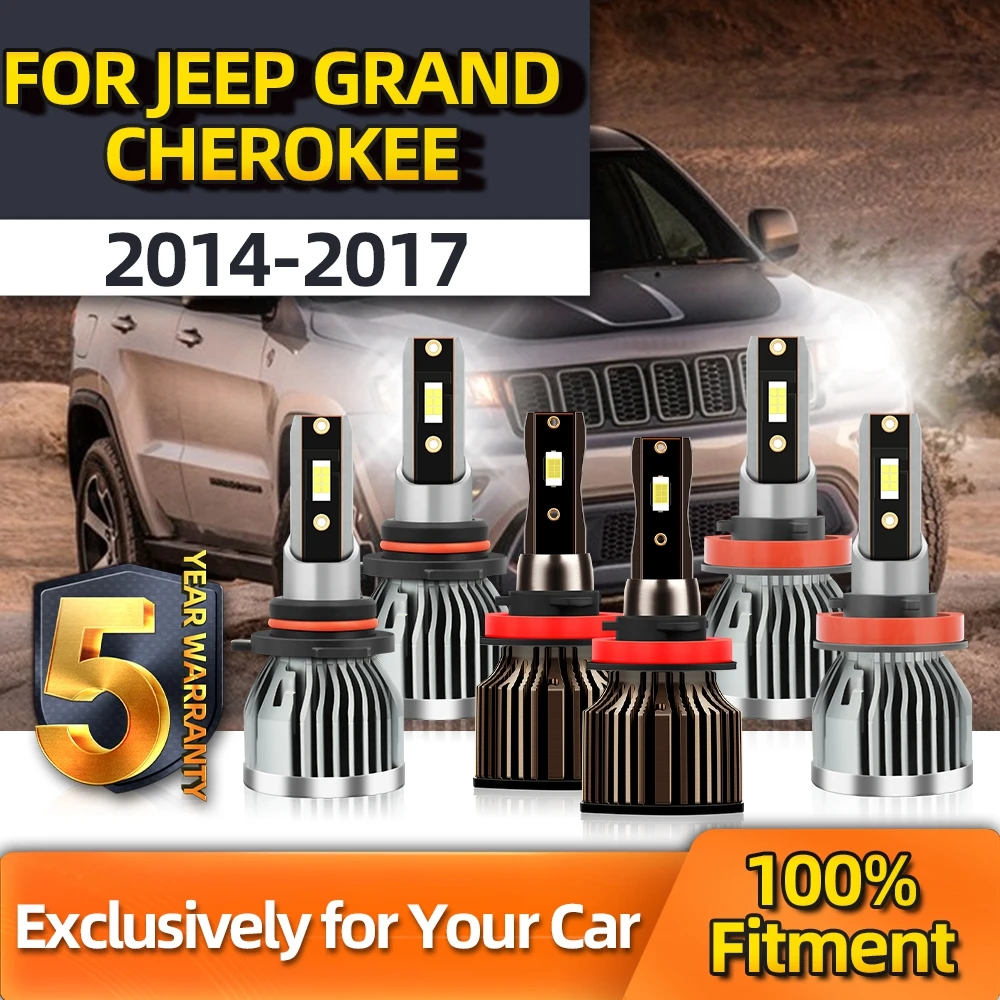 

Crossfox 120W Bulb Fog Light H11 High/Low Beam 9005 H11 Combo Auto Car Conversion Lamp For Jeep Grand Cherokee 2014 2015-2017