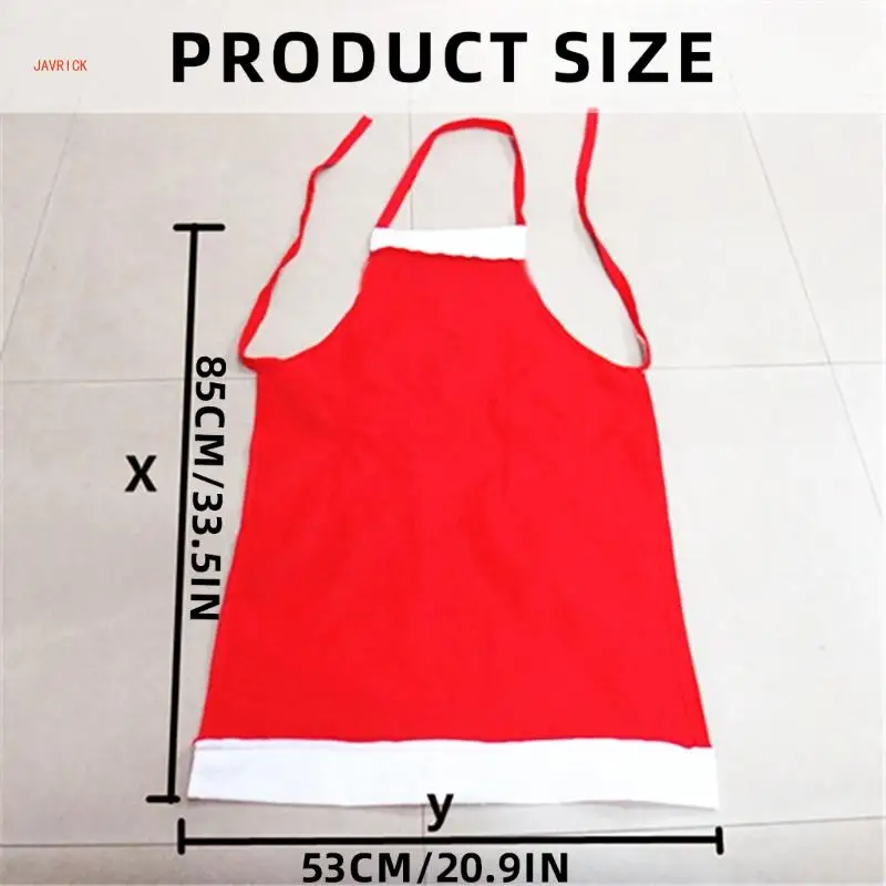 N1HE Кухонные фартуки Фартук официантки Санта-Клауса Рождественский фартук