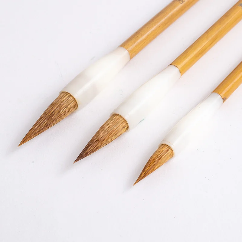 Традиционная кисть из волчьей шерсти для студентов большие средние и маленькие