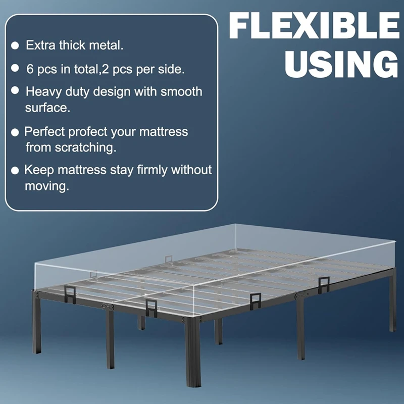 6 шт. Нескользящие Наматрасники GTBL на металлической раме