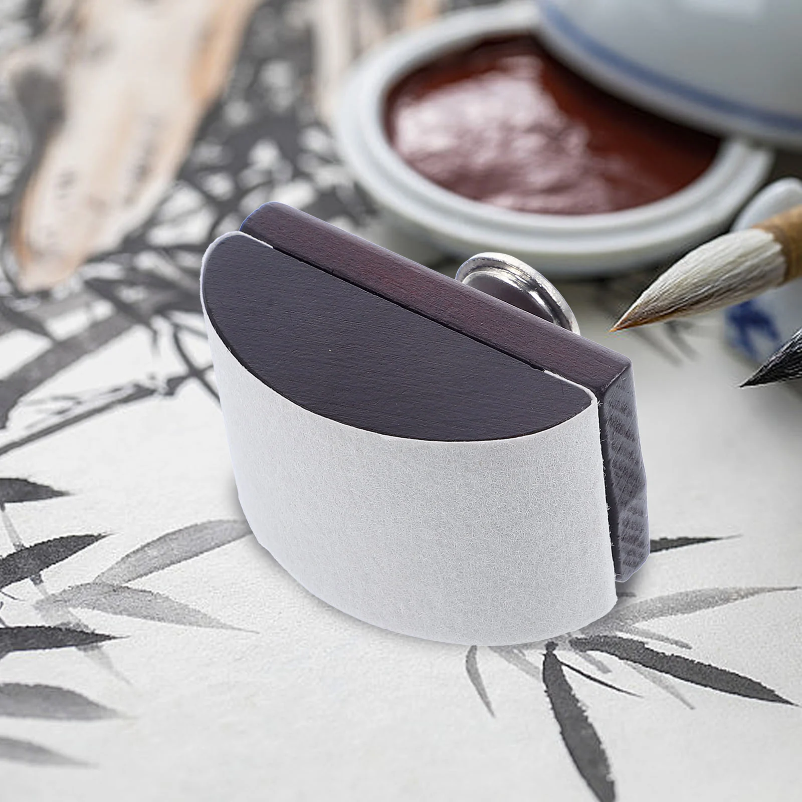 

Rocker Calligraphy Tool Wood Ink Quick-drying Tools Office Desk Blotter Fountain Pen Craft Student