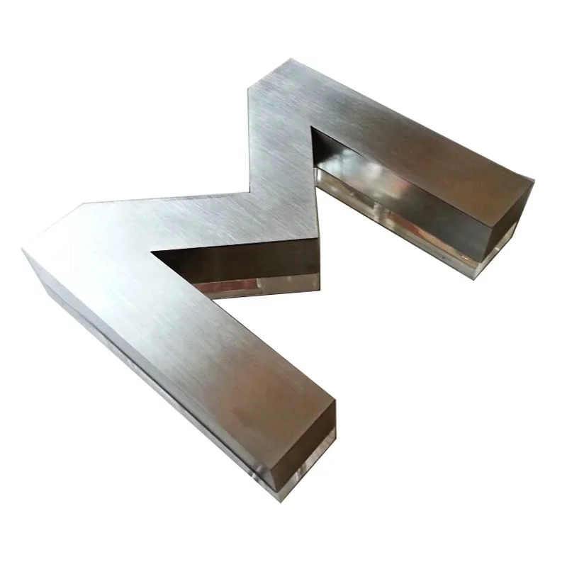 Светодиодные индикационные знаки с подсветкой из нержавеющей стали яркие со