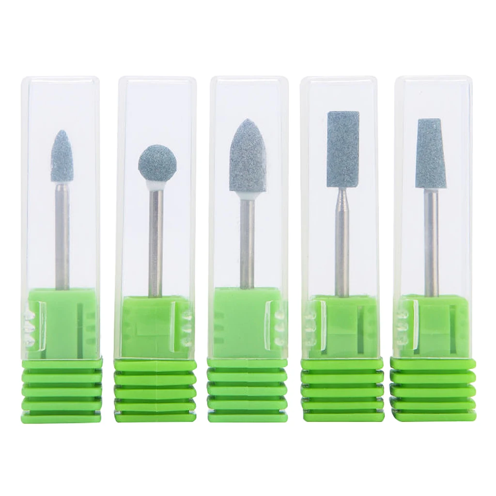 

5Pcs/set Nail Drill Bits Cuticle Clean Polishing Heads for Manicure Pedicure