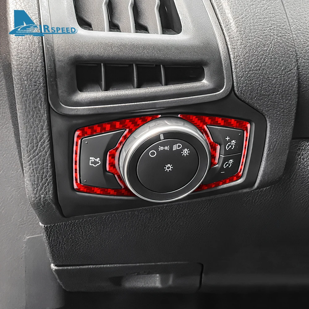 Настоящая мягкая наклейка из углеродного волокна для Ford Focus SE RS ST Ecoboost 2015 2016 2017 2018