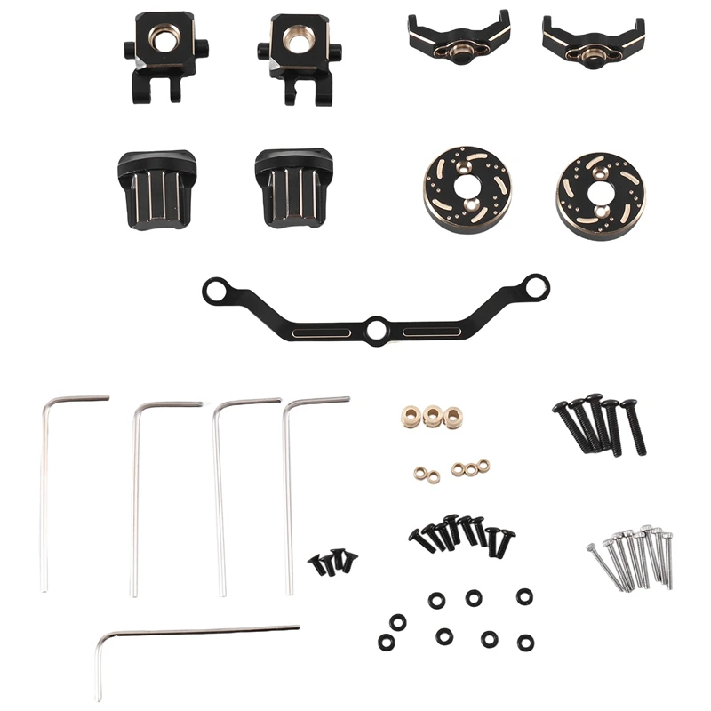 

9 шт., латунная осевая крышка для руля Traxxas TRX4M 1/18