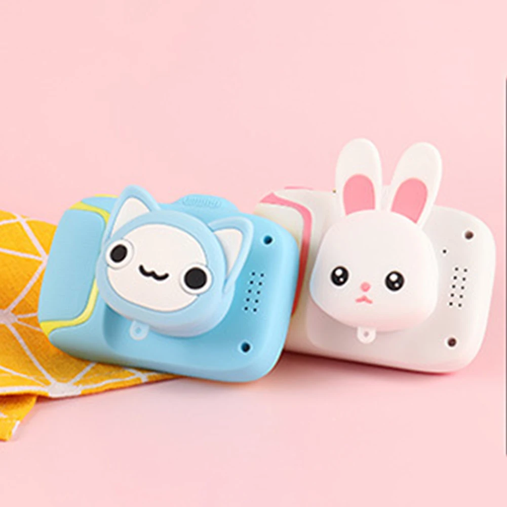 

Cartoon Dual Photo Camera Toys 2 Inch HD Screen Children Photography Digital Video Recorder for Children Kids