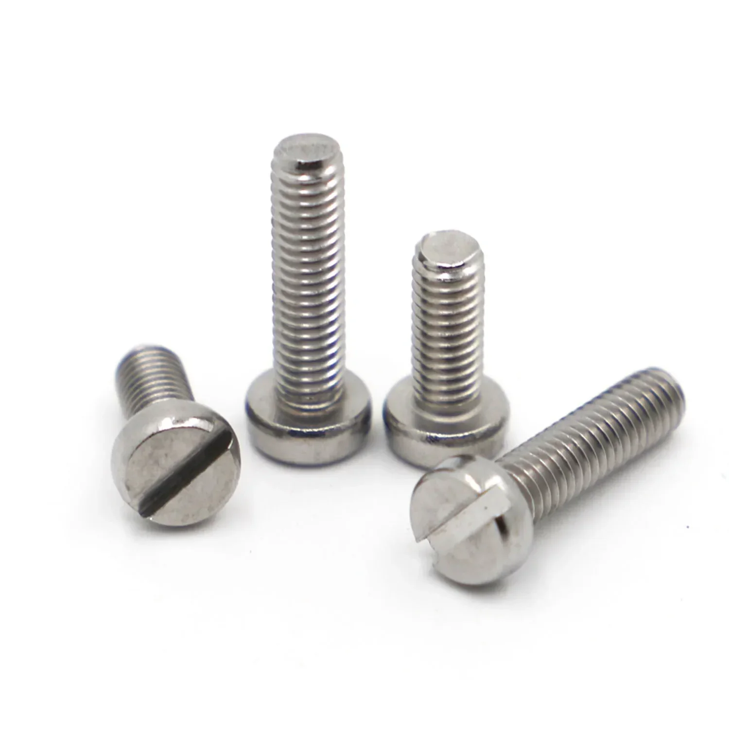 10/20/50 шт. M1.6 M2 M2.5 M3 M4 M5 GB65 A2-70 Нержавеющая сталь с прорезями и головкой винт круглой