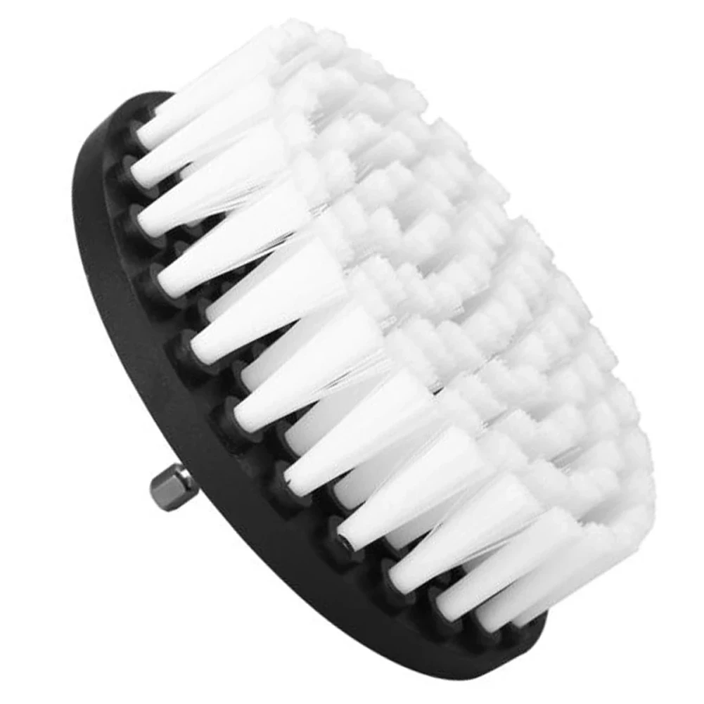 

2PCS 4Inch / 100mm Electric Drill Brush Plasstic Soft Brush For Cleaning Carpet Leather Home DIY Power Tools Accessories