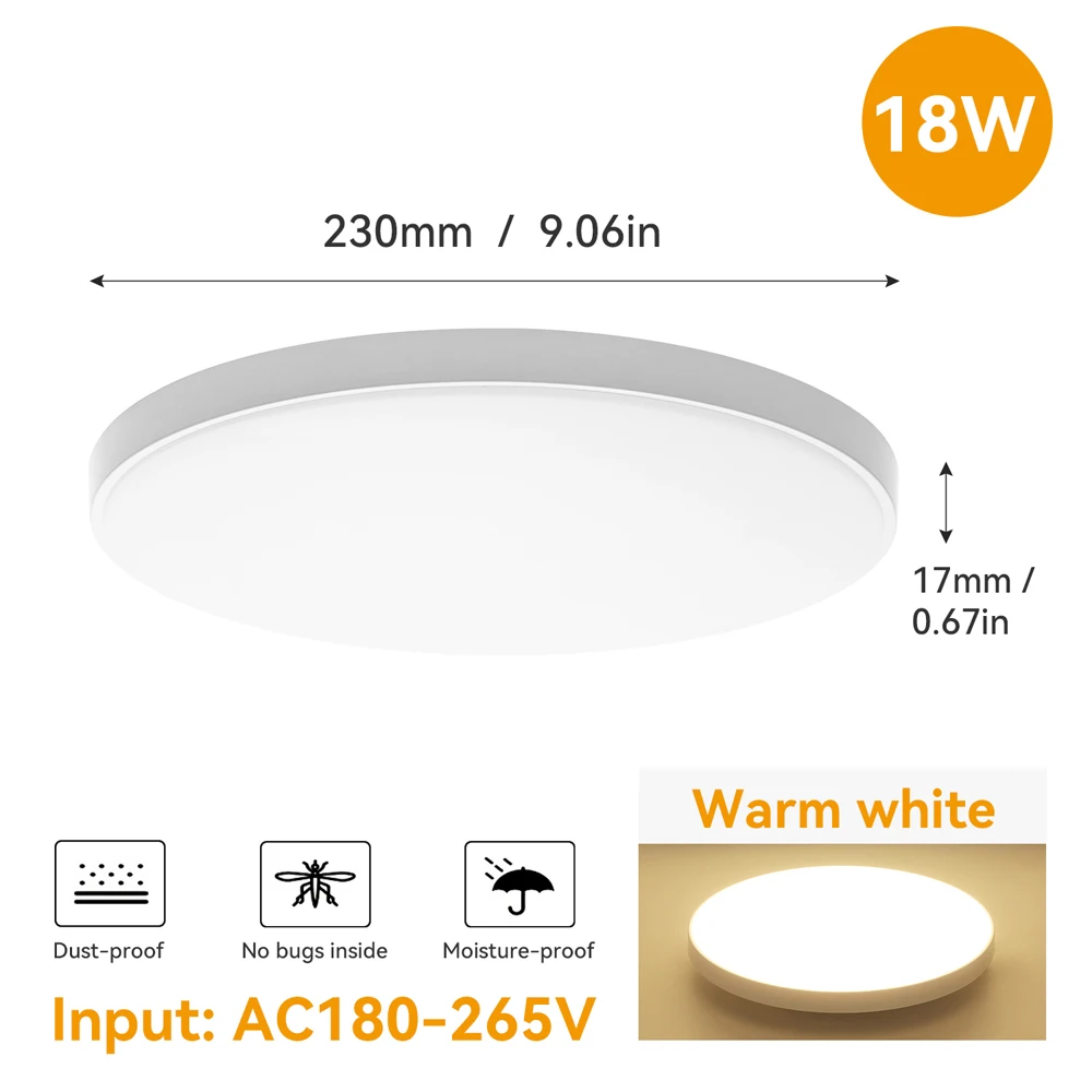 

SZKOSTON LED Ceiling Lamp 220V