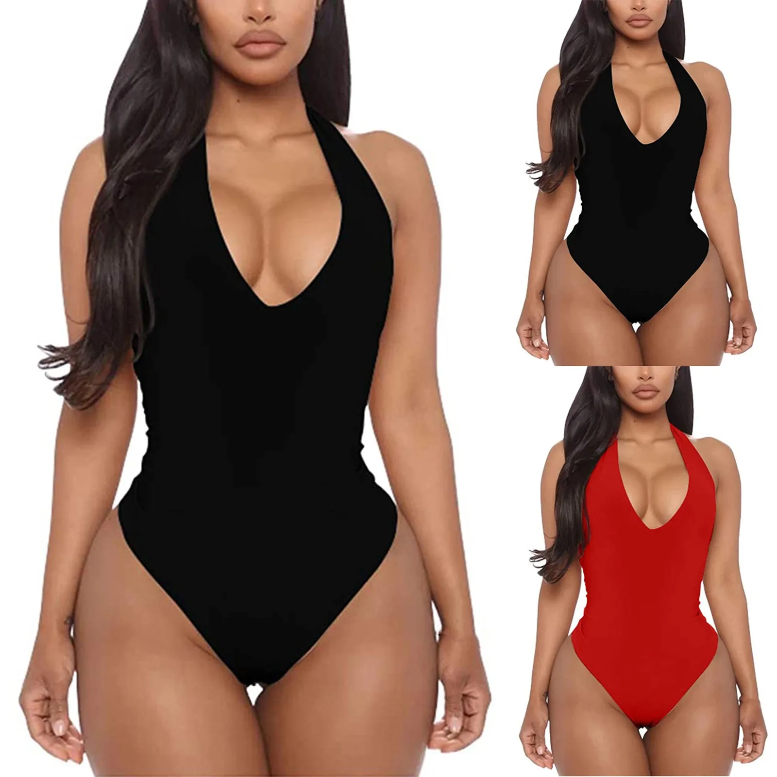 

Jumpsuit Bodysuit Women Tight Bodysuit Backless Top Fashion Sexy Slim Women's Jumpsuit